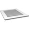 Ekena Millwork Vertical Surface Mount PVC Gable Vent: Functional, w/ 3-1/2"W x 1"P Standard Frame, 24"W x 28"H GVPVE24X2801SF - alternate 3